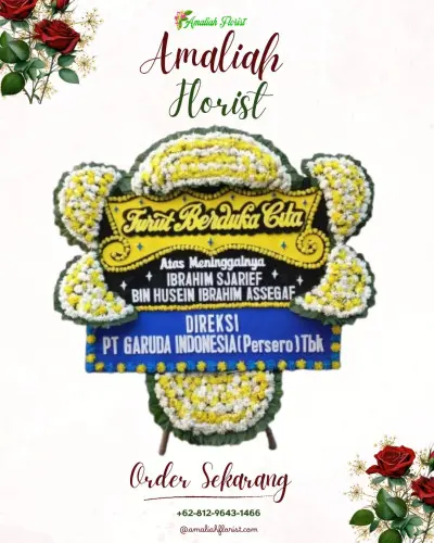 Papan Bunga Duka di Margorejo